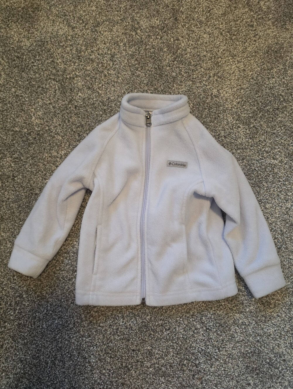 Columbia Kids Light Lavender Fleece Jacket - Full Zip